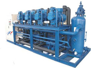螺桿式雙級(jí)并聯(lián)機(jī)組